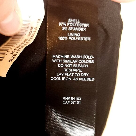 JH Womens New Plus Plaid Red Shift Dress - Picture 7 of 10